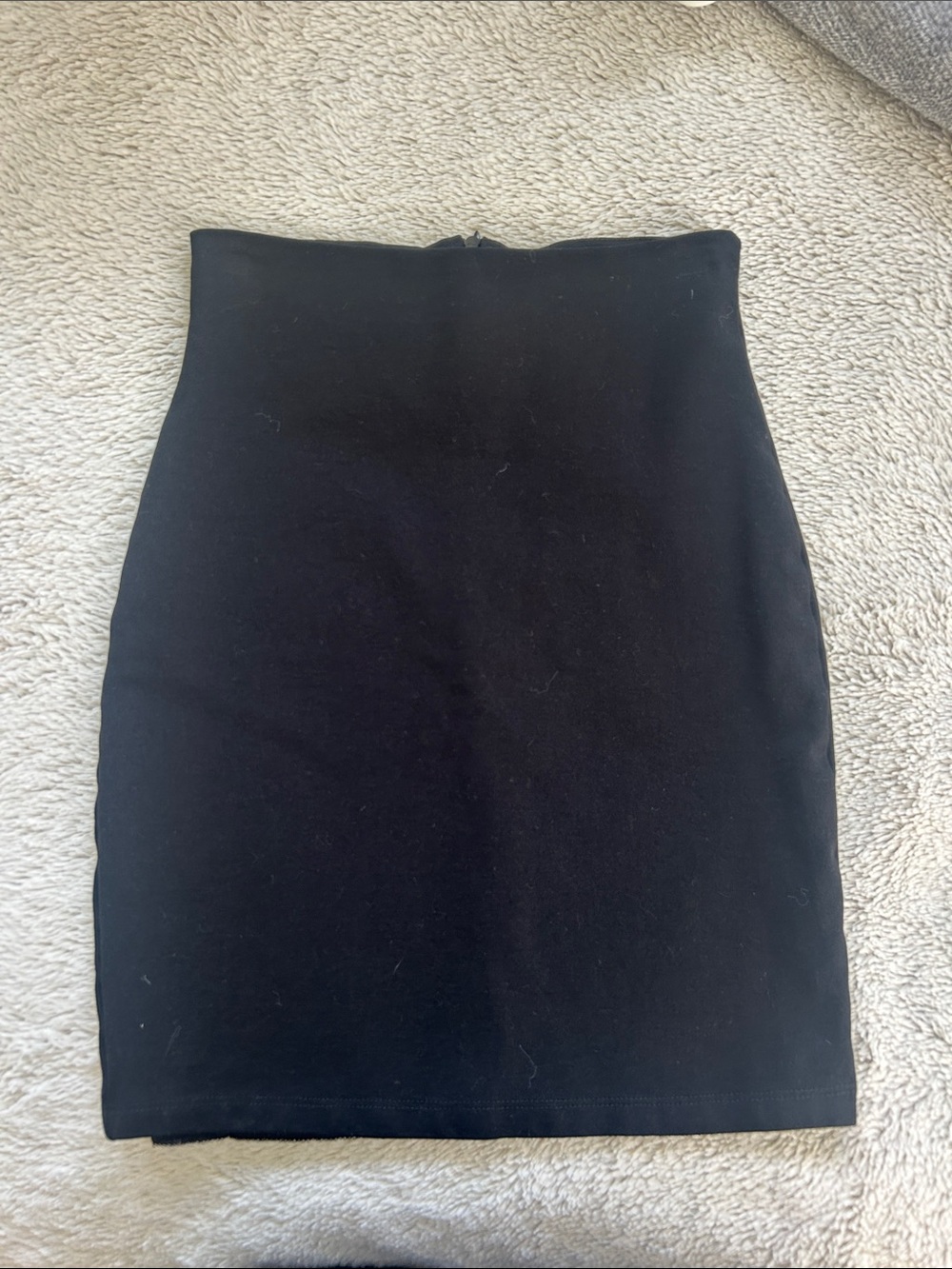 Lulu's Black High-Waist Pencil Skirt